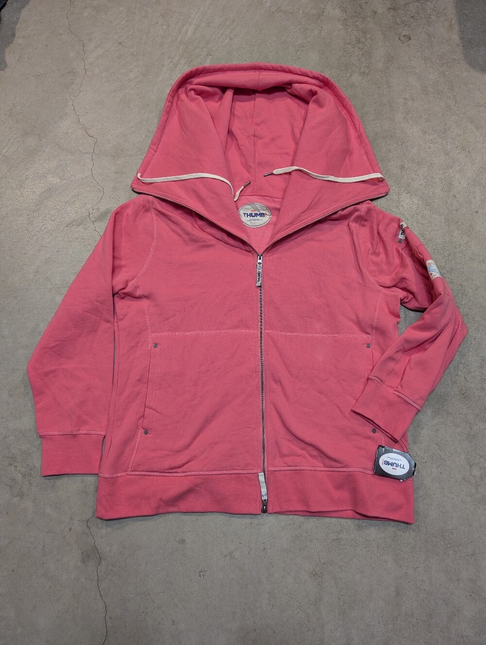 NWT Thumb United The Stacy Hoodie Womens 3X Pink Full Zip